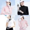 Golf Gloves Women Pair with Ball Markers Soft Leather Pair Both Hand All Weather Grip Non Slip Breathable Glove for Ladies Girls Size S M L XL - Image 5