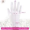 100% Cotton Gloves for Dry Hands Eczema, Selizo 10 Pairs White Cotton Gloves for Women Dry Hands Moisturizing Cosmetic Sensitive Irritated Skin Spa - Image 5