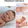 ZTDOLL Reborn Baby Dolls, Reborn Dolls Girl 18 Inch, Handmade Realistic Girl Baby Doll Newborn Lifelike Dolls in Soft Vinyl and Weightd Body for Daughter, Mother, Birthday Gifts,, Weddings, Parties - Image 3