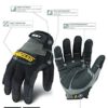 Ironclad Heavy Utility Work Gloves HUG, High Abrasion Resistance, Performance Fit, Durable, Machine Washable, Black & Grey Large - Image 5