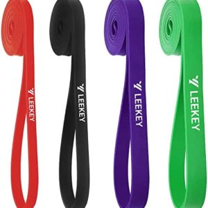 LEEKEY Resistance Band Set, Pull Up Assist Bands - Stretch Resistance Band - Mobility Band Powerlifting Bands for Resistance Training, Physical Therapy, Home Workouts