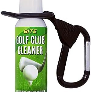 Bite Golf Club and Grip Cleaner - Keeps Clubs, Irons, and Drivers Clean - Restore Grip Tack