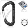 GABBRO Carabiner Clip Heavy Duty, 4 Pack 12Kn (2697 lbs) Heavy Duty Keychain Aluminum Wiregate Caribeaners for Keys, Hammock, Hiking, Dog Leash - Image 2