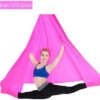 EVTSCAN Aerial Yoga Hammock 2.8x1m/9.2x3.3ft Durable Elastic Yoga Inversion Swing Fitness Training Accessory - Image 4