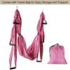 Yaegoo Aerial Yoga Swing Set - Yoga Hammock Swing -Wide Flying Yoga Inversion Tool - Antigravity Ceiling Hanging Yoga Sling - Image 3