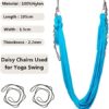2pcs Adjustable Daisy Chain, 23KN Strong Nylon Daisy Chain for Aerial Yoga Hammock Swing Adjustable Aerial Silk Extension Belt Climbing Strap - Image 2