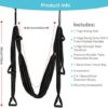 YAERSI Aerial Yoga Swing Set with Ceiling Mount Accessories Anti Gravity Yoga Swing Kit Hammock Anti Gravity Yoga Swing Kit - Image 2