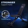 FLYBIRD Weight Bench, Adjustable Strength Training Bench for Full Body Workout with Fast Folding-New Version - Image 2