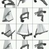SUNONE Yoga Hammock, 5M Yoga Pilates Aerial Silk Kit Yoga Swing Aerial Yoga Antigravity Hammockwith Carabiner & Daisy Chain Trapeze Silk Fabric for Yoga Strap Bodybuilding,Gold - Image 4