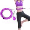 TOMOIN Hula Hoops for Adults Weight Loss,Smart Weighted Hoola Hoops for Adults & Kids Weight Loss, 24 Detachable Knots Non-Falling Smart Hoola Hoops - Image 2