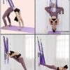 Xemz Yoga Fitness Stretching Strap, Adjustable Leg Stretcher Back Bend Assist Trainer, Improve Leg Waist Back Flexibility Home Gym Equipment for Rehab Pilates Ballet Cheerleading Splits Gymnastics - Image 2