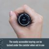 SABRE Smart Pepper Spray, Free Text Alerts and Continuous Location Tracking in Emergencies, Optional Professional Monitoring, 25 Bursts, Refill Canister Available, Rechargeable, Finger Grip, Key Ring - Image 4