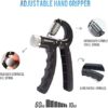 Hesbilr Hand Grip Strengthener Workout Kit (5 pack) Forearm Grip Adjustable Resistance Hand Gripper, Finger Exerciser, Finger Stretcher, Grip Ring and Stress Reduction Grip Ball for Forearm Strengthener - Image 3