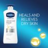 Vaseline Intensive Care Advanced Repair Lotion For Dehydrated Skin Unscented Dry Skin Lotion Repairs Skin in Just 5 Days, 20.3 Ounce (Pack of 3) - Image 10