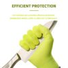 INFIMOR 6 Pairs Cut Resistant Gloves, CE Level 5 ANSI CUT 3 Protective Cutting Work Gloves for Women and Men, Firm Grip Construction Mechanics Gloves and Gardening Gloves(Yellow,XL) - Image 3