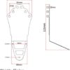 SUPVOX Jazz Guitar Metal Trapeze Tailpiece String Drawing Board Guitar Accessory - Image 2