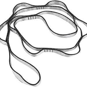 Hammock Straps, 1.1m Heavy Duty Daisy Chain Aerial Yoga Extension Strap with Double Layer for Aerial Yoga Outdoor Camping (Grey)