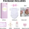EURORA Reborn Baby Dolls Girl, 18 Inch Silicone Reborn Baby, Reborn Baby Dolls Girl Vinyl Silicone Body, Sweet Girl Reborn Baby Dolls with Clothes and Bottles Gift for Kids Age 3+ - Image 6