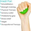 Vive Squeeze Balls for Hand Therapy, Exercise, Arthritis - Grip Strengthener Occupational Equipment for Finger, Wrist, Carpal Tunnel, Pain Relief, Stress - Resistance Strength Squeezing Egg Trainer - Image 4