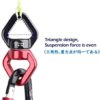 Azarxis 30KN Tree Swing Swivel Spinner, Safest Rotational Climbing Rope Devices Hanging Hook Accessory for Children’s Web Tree Swing Setting, Aerial Silks Dance - Image 6