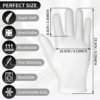 Sibba 2 Pairs Touch Screen Moisturizing Gloves White Cotton Moisturizing Gloves Overnight Bedtime Heal Eczema Sleeping Lotion Hand Spa Treatment Gloves Repair Rough Cracked Dry Chapped Hands Skin - Image 2