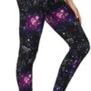 GAYHAY High Waisted Leggings for Women - Soft Opaque Slim Tummy Control Printed Pants for Running Cycling Yoga - Image 2
