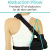 Vive Shoulder Abduction Sling - Immobilizer for Injury Support - Pain Relief Arm Pillow for Rotator Cuff, Sublexion, Surgery, Dislocated, Broken Arm - Brace Includes Pocket Strap, Stress Ball, Wedge - Image 2