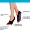 Tucketts Ballerina Toeless Non-Slip Grip Socks - Barre, Pilates, Dance, Home & Leisure, Pedicure - Size 5-9 - 1 pair - Image 3