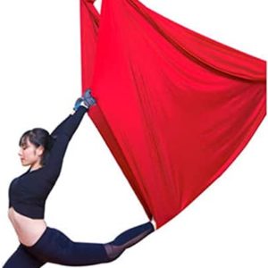 Aerial Yoga Hammock - Premium Aerial Silk Yoga Swing for Antigravity Aerial Fitness, Inversion Exercises, Improve Flexibility and Core Strength