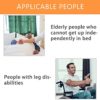 Bed Trapeze for Elderly, Ceiling Mounted Trapeze for Bed Mobility Transfer, Stand Ladder Bed Helper for Disabled, Elderly, Suitable for Hospital, Bedroom Bed Mobile Pull Up Aid - Image 3