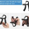 Grip Strength Trainer with Counter 2 Pack, Hand Grip Strengthener with Adjustable Resistance 11-132Lbs, Hand Grip Exerciser Strengthener, Non-Slip Hand Gripper, Forearm Workout Equipment, Perfect for Muscle Building and Injury Recovery for Athletes - Image 5