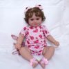 JIZHI Lifelike Reborn Baby Dolls - 20-Inch Real Baby Feeling Realistic-Newborn Baby Dolls Adorable Smiling Real Life Baby Dolls with Feeding Kit & Gift Box for Kids Age 3 + - Image 4