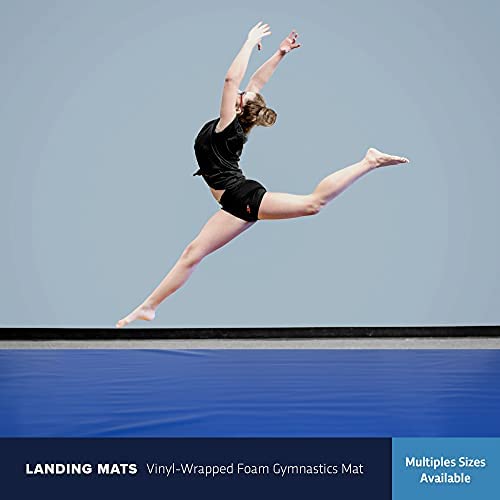 IncStores 8 & 12 Inch Thick Landing Mat | Vinyl-Wrapped Foam Gymnastics Mat | Heavy-Duty Landing Pad for Acrobatic Vaulting, Dismounts, and Stunts - Image 2