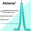 Ableme Aerial Yoga Silks 9 Yards Hammock Kit (Low-Medium Stretch) for Aerial Dance, Flying Yoga, Yoga Starter Kit with Hardware Set - Swing for All Levels, Suit for 8-13 ft Ceiling Height - Image 2