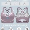 RUNNING GIRL Strappy Sports Bra for Women, Sexy Crisscross Back Medium Support Yoga Bra with Removable Cups - Image 4
