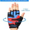 8 Pairs Kids Half Finger Gloves Fingerless Bicycle Gloves Breathable Kids Short Finger Gloves Non-Slip Outdoor Sports Gloves for Children Cycling Climbing Riding, 8 Colors - Image 2