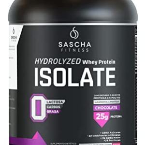 Sascha Fitness Hydrolyzed Whey Protein Isolate,100% Grass-Fed (2 Pound,Chocolate)