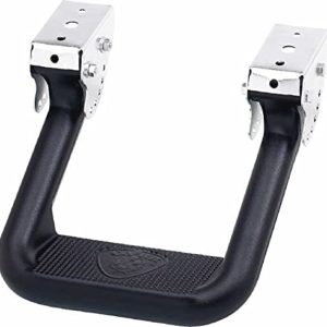 Carr 102521 HOOP II XP3 Black Powder Coat Steps - Pair