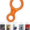 CyberDyer 35KN Figure 8 Descender, Rescue Figure 8 Rappelling Gear Belay Device Aviation Aluminum Rigging Plate for Climbing Belaying and Rappelling - Image 4