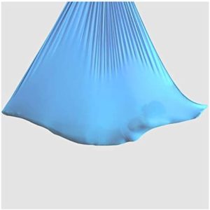 LHHL Sensory Therapy Swing Aerial Yoga Hammock Premium Aerial Silk Yoga Swing for Antigravity Yoga Inversion Exercises Improved Flexibility & Core Strength (Color : Sky Blue, Size : 6x2.8m)