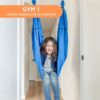 Gym1 Sensory Swing for Children and Adults, Nylon Hammock for Sensory Swinging Activities or Aerial Yoga Practice At Home, Attaches Easily to Gym1 Pull-Up Bar (Sold Separately), Measures 86” x 60” - Image 5