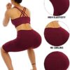 WHOUARE 4 Pack Biker Yoga Shorts with Pockets for Women, High Waisted Tummy Control Workout Shorts - Image 4