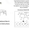 BIGTREE Yoga Fitness Exercise Headstand Bench Wood and PU Pad Steady Inversion Chair - Image 6