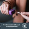 SABRE Pepper Spray and Stun Gun Multi-Range Protection Pack, 25 Bursts, 10-Foot (3 Meter) Range, Ergonomic Finger Grip, Flip Top Safety, Key Ring, Painful 1.60 μC Charge, 120 Lumen Flashlight, Compact - Image 9