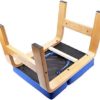 BIG.TREE Yoga Fitness Exercise Headstand Bench Wood and PU Pad Steady Inversion Chair for ShoulderStand&Handstand Family Gym Exercis - Image 4