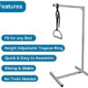 Trapeze Bar Hospital Bed Rails Assist Bars for Seniors Elderly Stand Trapeeze Home Floor Bars Pull Up Ladder Handicap Mobility Medline Patient Helper Accessories - Image 4