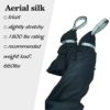 EASY BIG Aerial Yoga Hammock - Premium Aerial Silk Yoga Swing for Antigravity Aerial Fitness, Inversion Exercises, Improved Flexibility & Core Strength - Image 4
