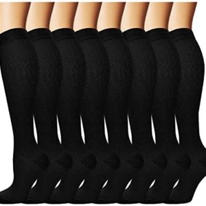Copper Compression Socks For Men & Women Circulation-Best For Medical Running Hiking Cycling 15-20 mmHg