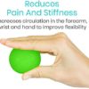 Vive Squeeze Balls for Hand Therapy, Exercise, Arthritis - Grip Strengthener Occupational Equipment for Finger, Wrist, Carpal Tunnel, Pain Relief, Stress - Resistance Strength Squeezing Egg Trainer - Image 7
