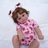 JIZHI Lifelike Reborn Baby Dolls - 20-Inch Real Baby Feeling Realistic-Newborn Baby Dolls Adorable Smiling Real Life Baby Dolls with Feeding Kit & Gift Box for Kids Age 3 + - Image 2
